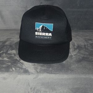 Sierra Machinery Black Trucker Hat